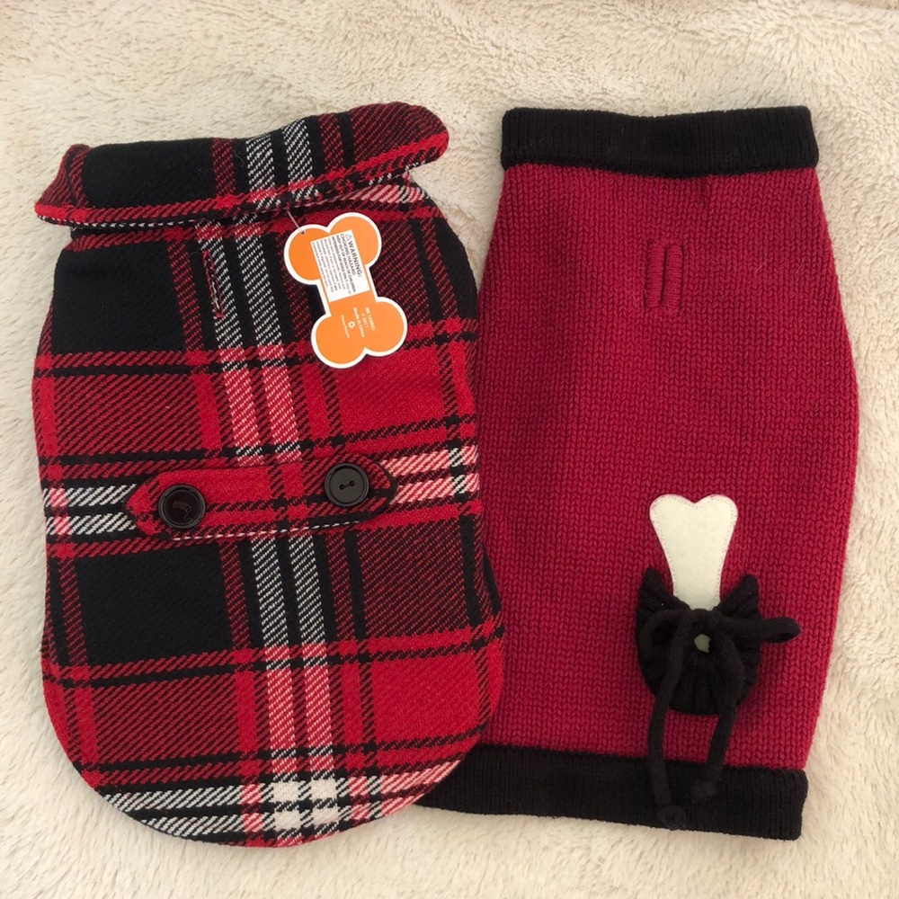 2 Size Small Dog Coats